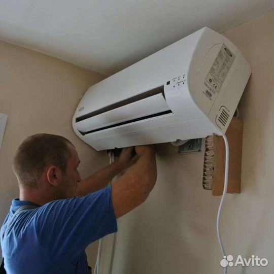 Установка, монтаж кондиционера в день обращения