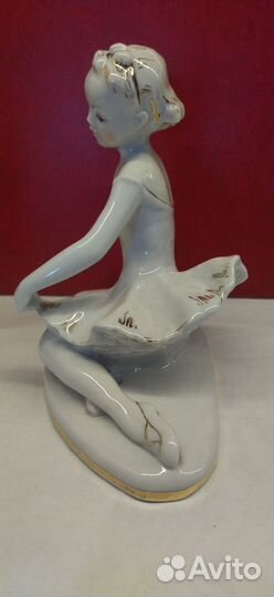 Фарфоровая статуэтка балерина машенька лфз СССР