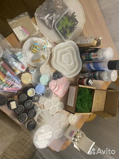 Набор для эпоксидной смолы б/у