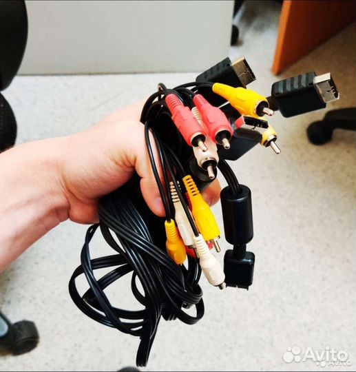 AV кабель для PS3 PS2 PS1