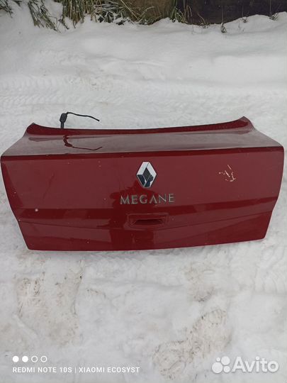 Крышка багажника Renault Megane 2 2008г б/у