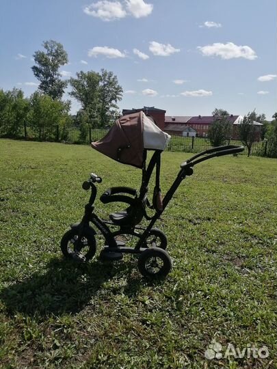 Детский велосипед с ручкой бу