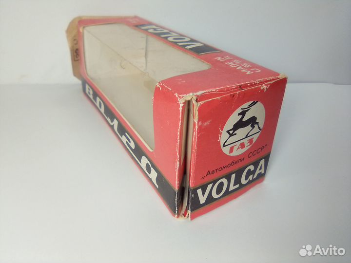 Коробка от модели Волга газ-24 номерная 1981 1:43