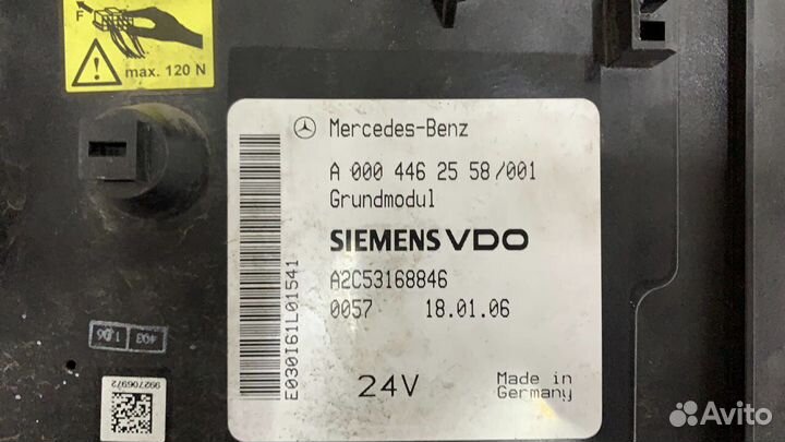 A0004462558 Блок Grundmodul Mercedes-Benz