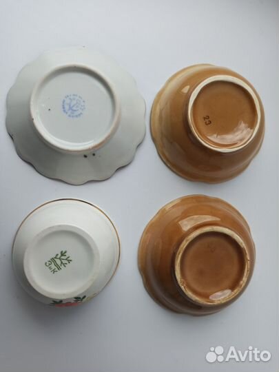 Розетки для варенья, пиалки. Зик. Старое Дулево