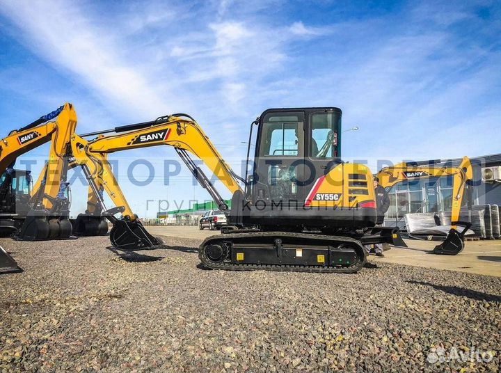 Мини-экскаватор Sany SY55C, 2023