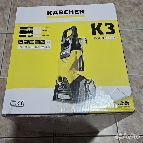 Мойка высокого давления Karcher K 3 Eu, новая