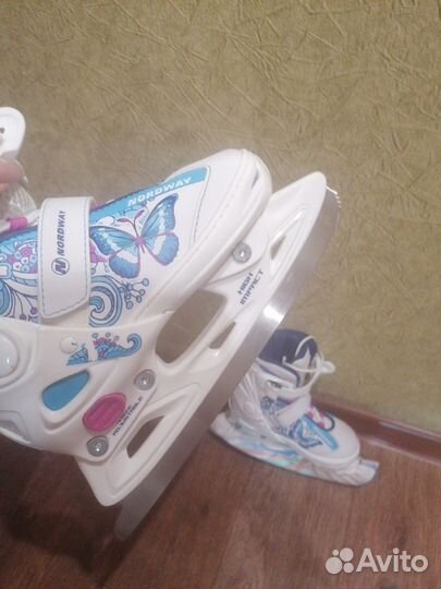 Коньки детские раздвижные Nordway (почти новые)