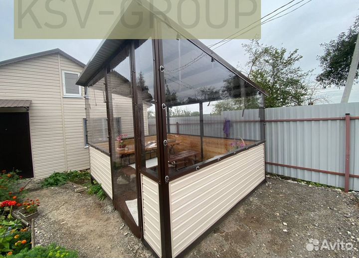 Мягкие окна для беседки