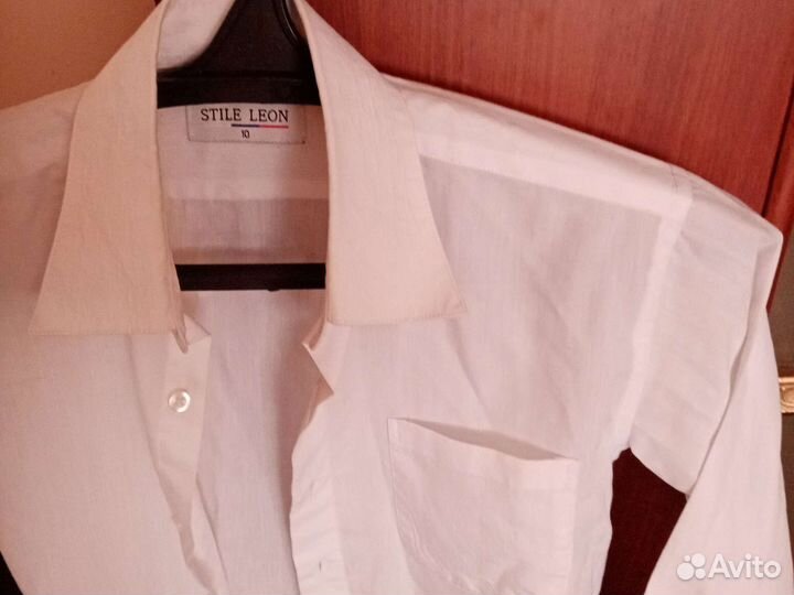 Рубашки белые на мальчика