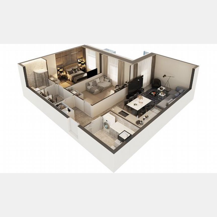 2-к. апартаменты, 73,6 м², 2/30 эт.