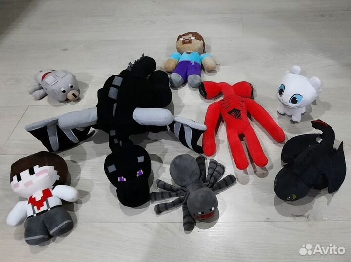 Мягкие игрушки Майнкрафт