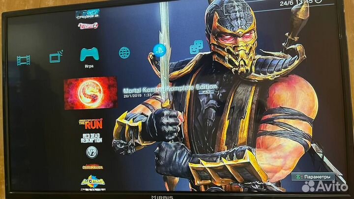 PlayStation 3 Прошитая Super Slim 500Gb +36 игр PS