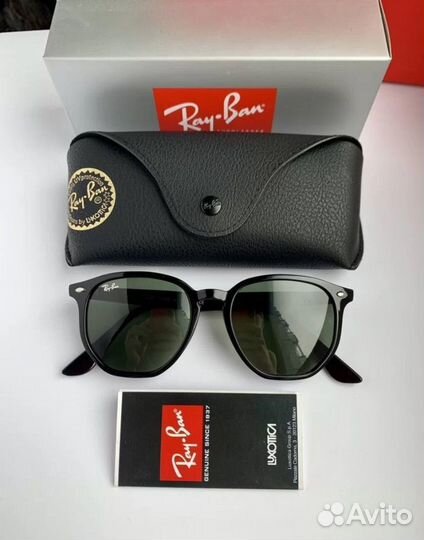 Очки ray ban hexagonal зеленые
