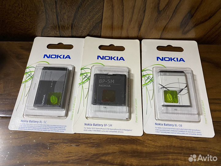 Аккумулятор nokia bl-5c, bp-5m, bl-5b оригинал
