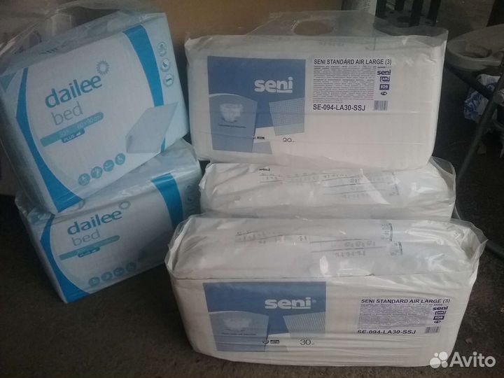 Памперсы для взрослых 3 размер,Пеленки 60*90