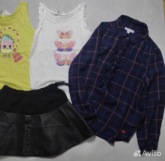 Вещи пакетом на девочку, рост 110/116