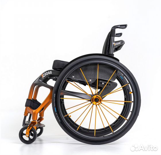Лёгкая инвалидная коляска из карбона iCross active