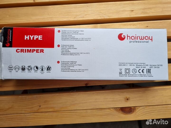 Щипцы-гофре для прикорневого объема Hairway