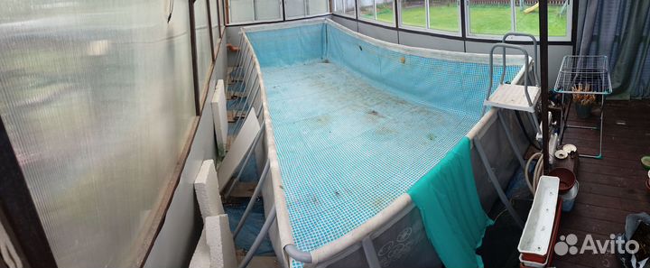 Каркасный бассейн Rectangular Ultra Frame Intex