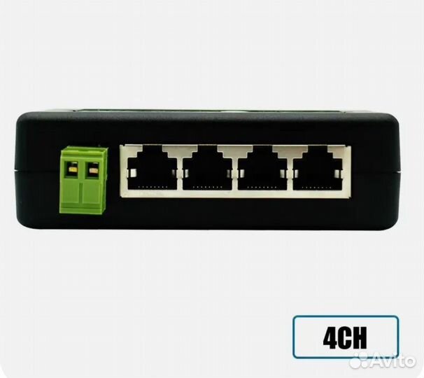 Poe коммутатор 4-8портов passive