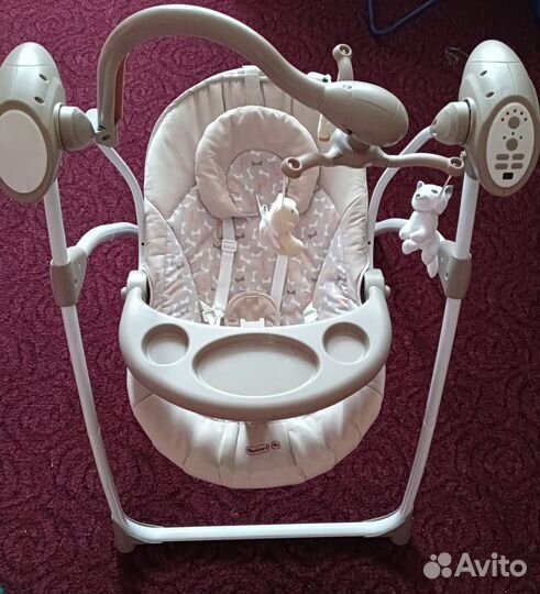Детские электронные качели для новорожденных