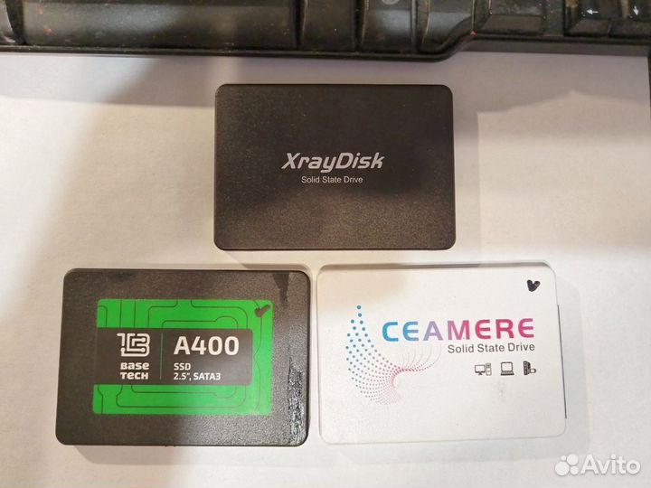 Чуть б.у. SSD 480-1000Gb