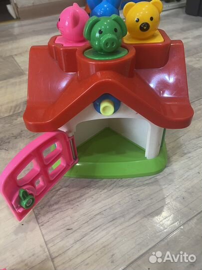 Теремок логический, пазлы, головоломка hasbro