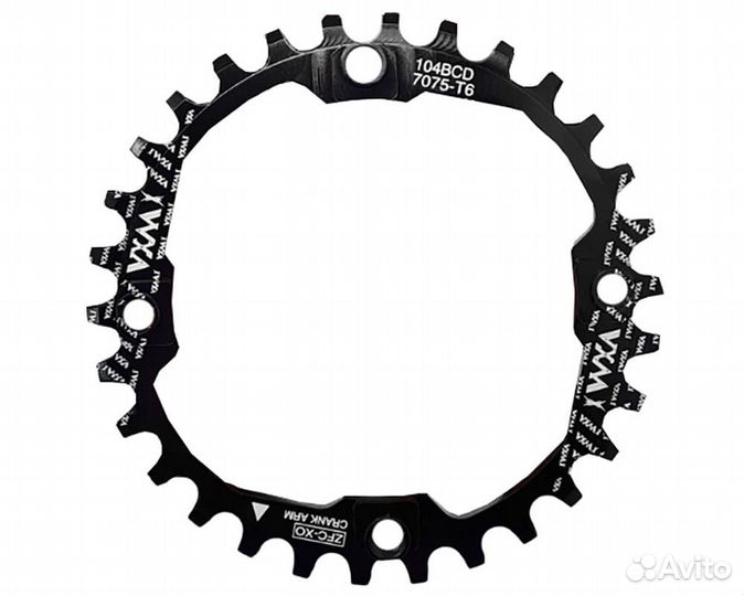 Звезда narrow/wide 104BCD 44T, AL7075