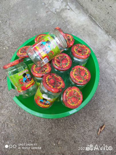 Бутылки стекло 1 л- 13 шт