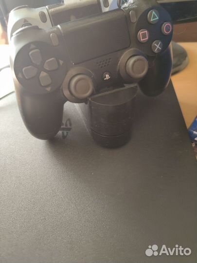 Sony playstation 4 slim 1tb с 15 дисками топ игры