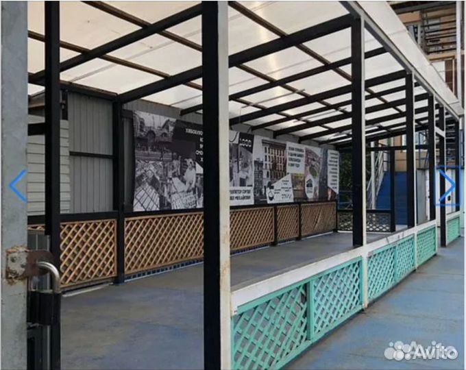 Кальянная в лофте с террасой в центре