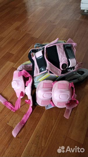 Роликовые коньки детские раздвижные