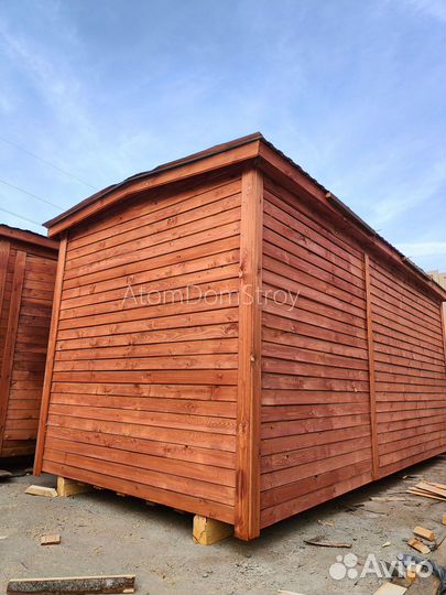 Бытовка деревянная утепленная с электрикой