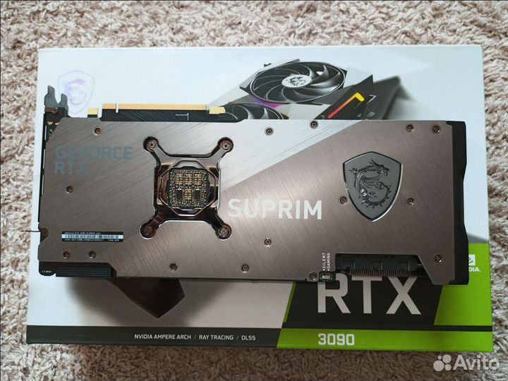 Видеокарта GeForce RTX 3090 MSI suprim X 24 GB