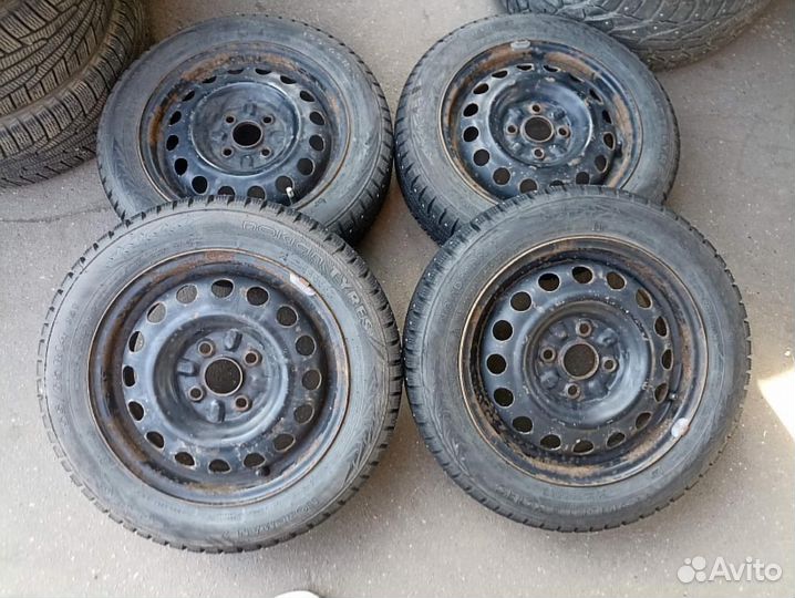155/65 R14 Nokian Nordman 7 Зима Штампованные R14 pсd:4x100 ет:39 DIA:54.1