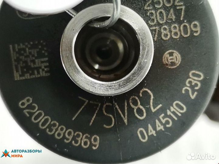 Форсунка Renault Megane 2 рест. 2007 8200389369