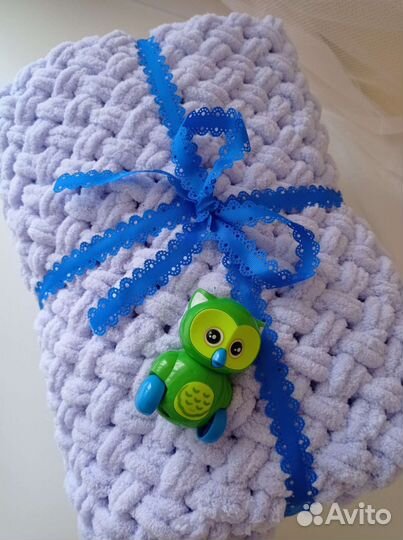 Плед детский плюшевый