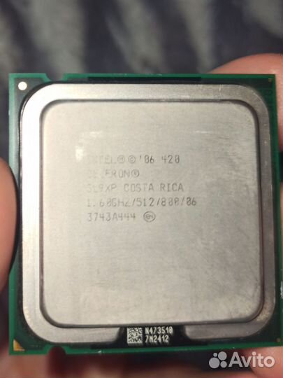 Материнская плата MSI 775, core 2 duo, celeron