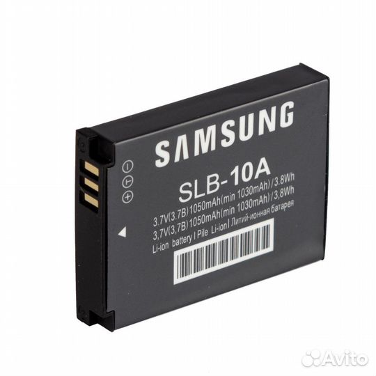 Аккумулятор Samsung SLB-10A для Samsung WB150F, WB