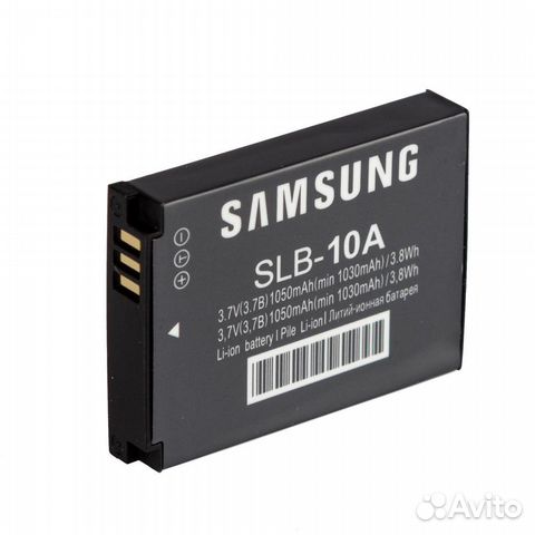 Аккумулятор Samsung SLB-10A для Samsung WB150F, WB