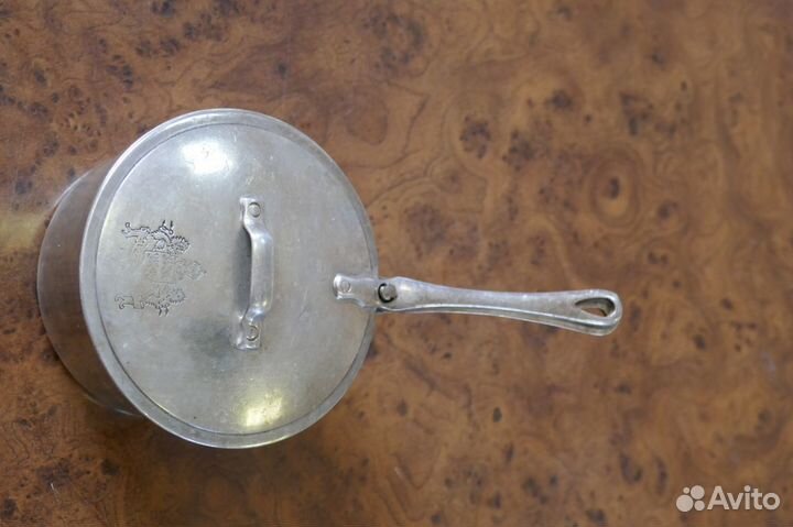 Кастрюлька Кокотница,жюльенница.Мельхиор.50-е 20 в