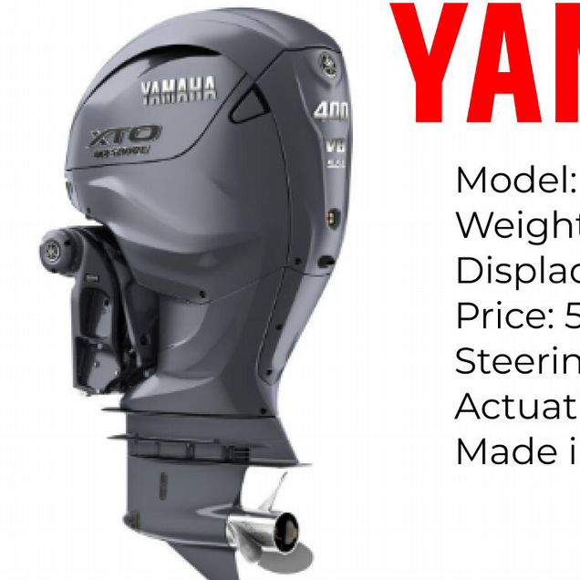 Лодочный мотор Yamaha XTO 400 V8