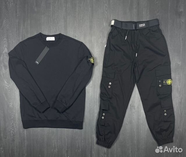 Костюм свитшот и джогеры Stone Island