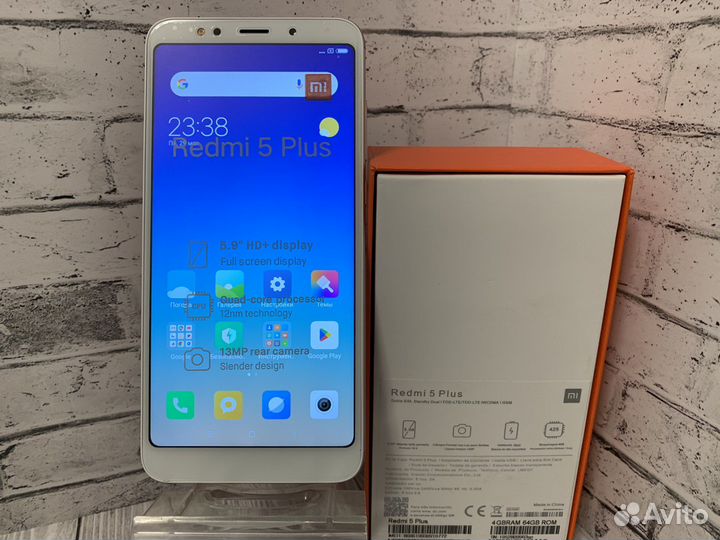 Телефон Xiaomi redmi 5 plus 4/64