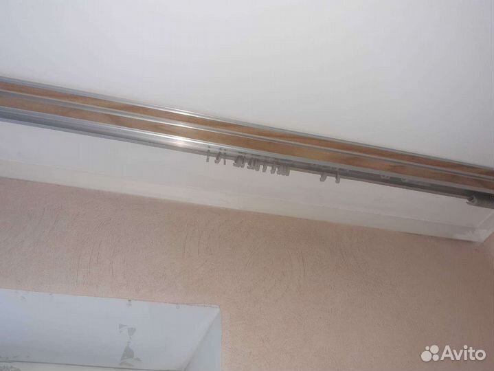 Карнизы для штор двухрядный металлический