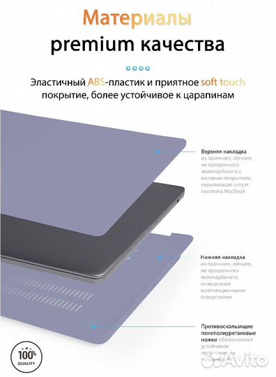 Чехол Gurdini для Apple Macbook Air 13