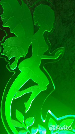 Светильник с вазочкой для цветка