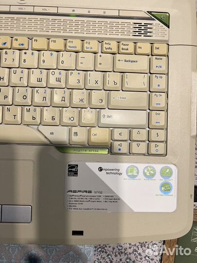 Acer aspire 5715Z ноутбук рабочий 15.4’