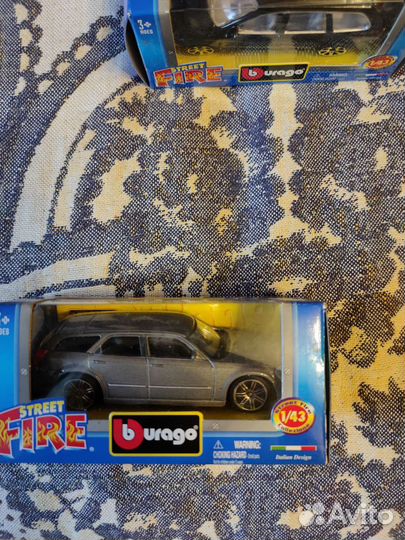 Коллекционные машинки burago, 1/43